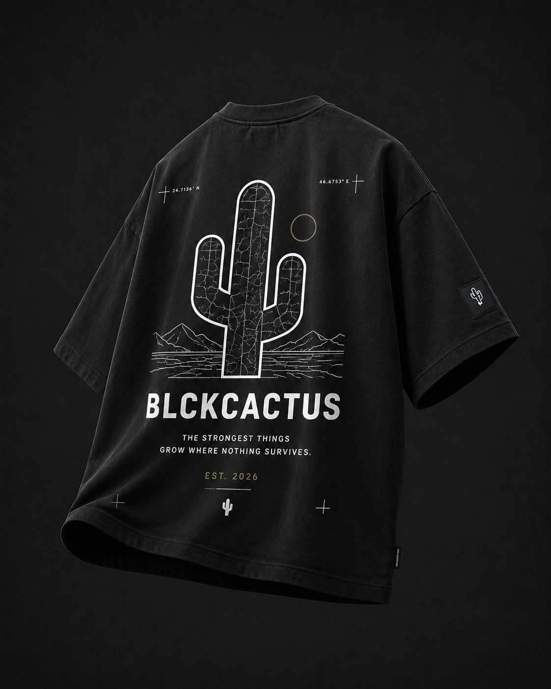 BLCKCACTUS Desert Origin Oversized T-Shirt